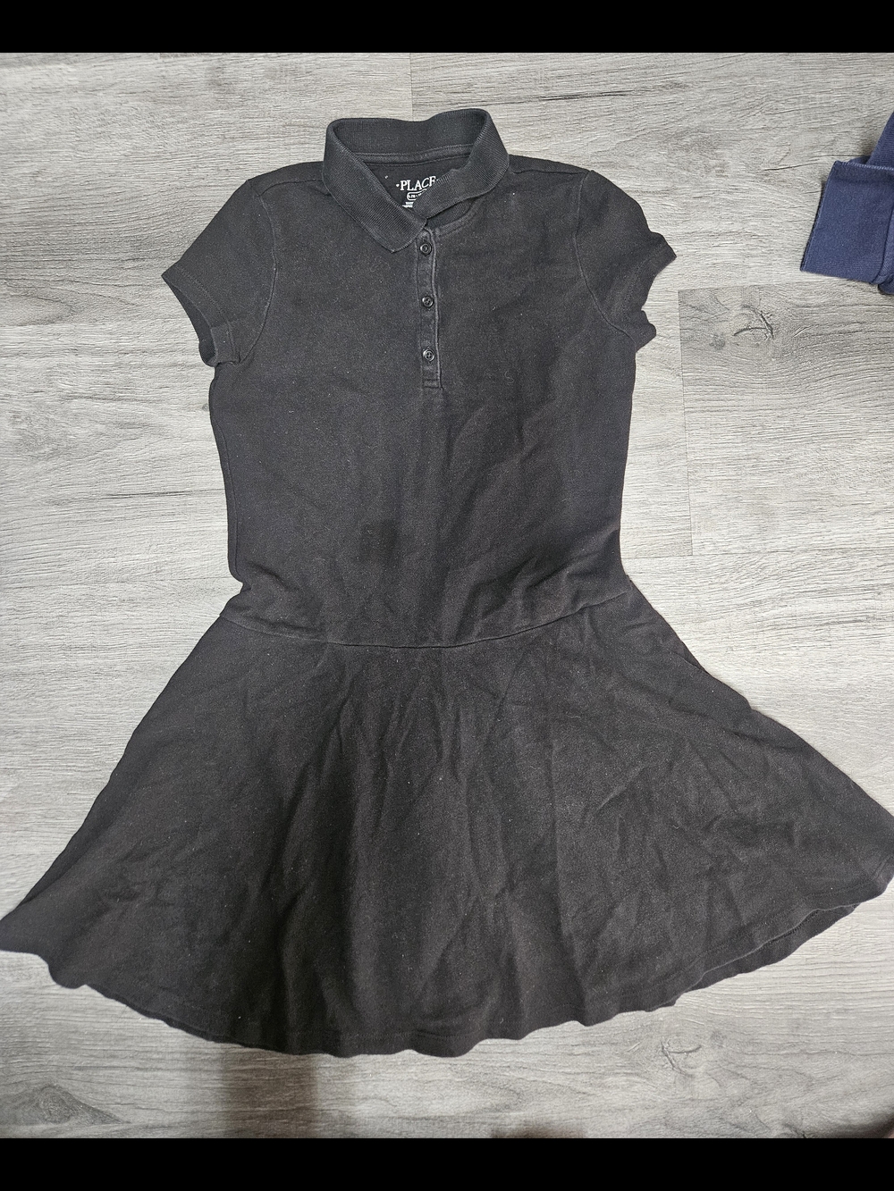 The Children's Place Black Polo Uniform Dress